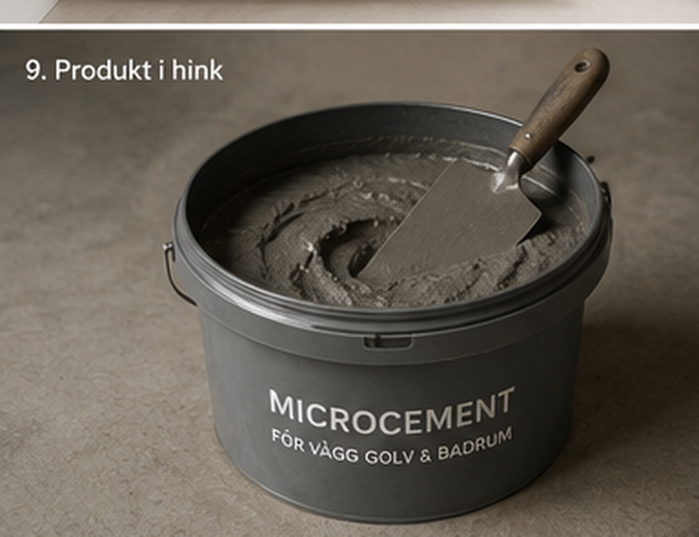 Microcement för Vägg – Komplett Paket